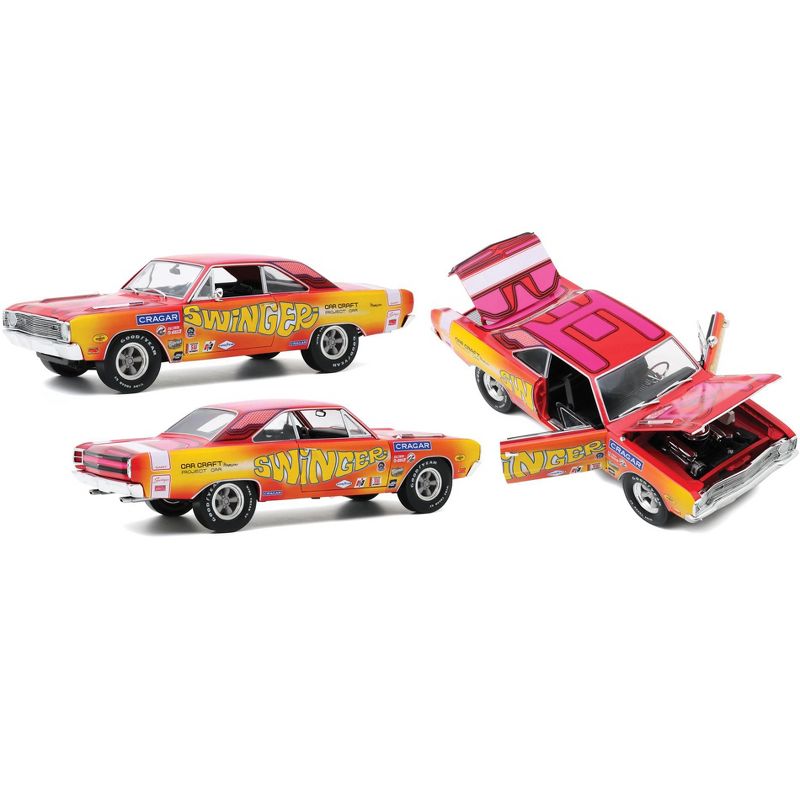 1969 Dodge Dart 340 "Swinger" Car Craft Project Car 1/18 Diecast Model Car by Highway 61