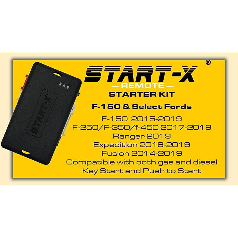 Remote Starter For F-150 2015-2019, F-250 17-19, Ranger 19, Expedition 18-19, Edge 16-19, Fusion 14-19 (NO HONK-LOCK-UNLOCK-LOCK)