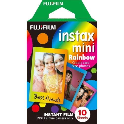 fujifilm instax mini 8 instant film 2-PACK (20 Sheets) Rainbow