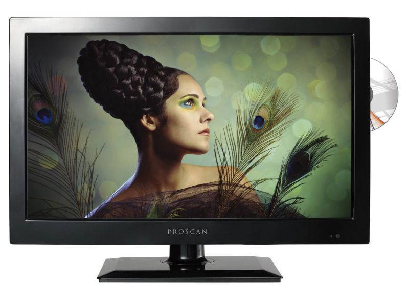 PROSCAN PLEDV1945A 19" LED HDTV with Built-In DVD Player (Black) - New