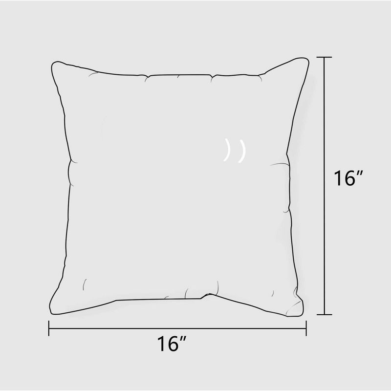 Rolston 2pk Outdoor Throw Pillow Dark Blue/White Stripe - Haven Way