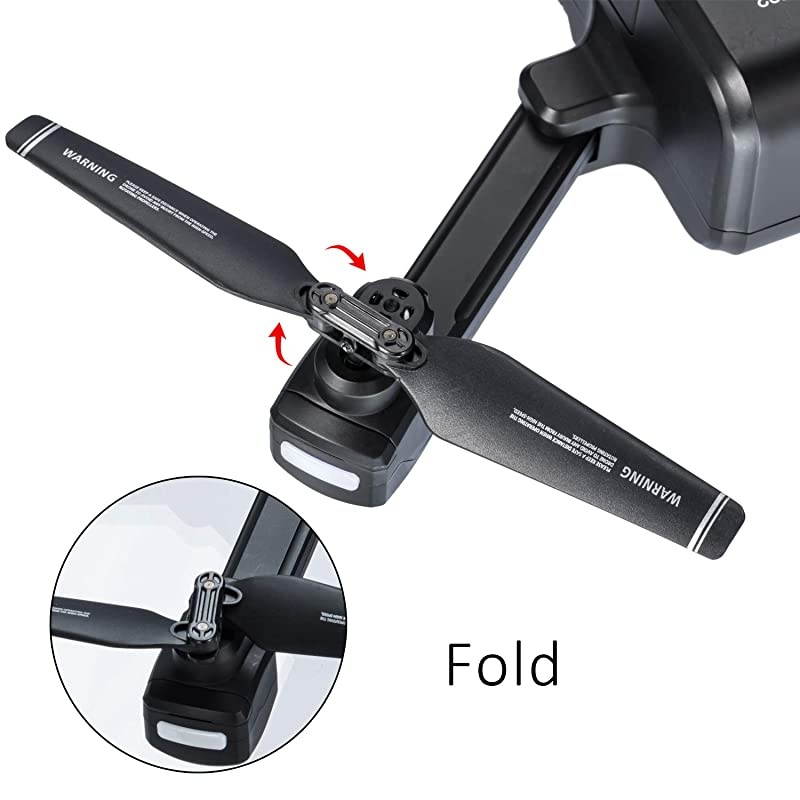 F22 FPV Foldable Drone with Camera for Adults, Kids, and Beginners - RC Quadcopter with 4K FHD Camera - Gesture Control for Selfie - GPS Auto Return - Follow Me - Carrying Case