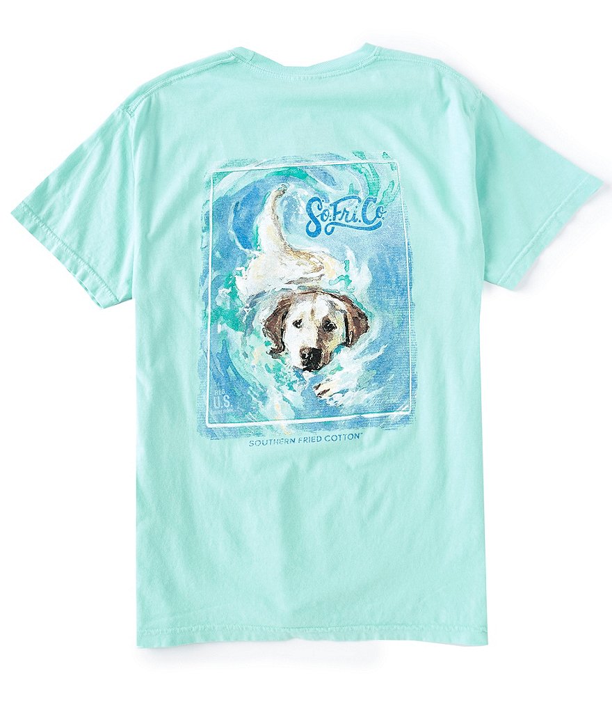 Southern Fried Cotton Men's Swirl Short-Sleeve Pocket Graphic Tee