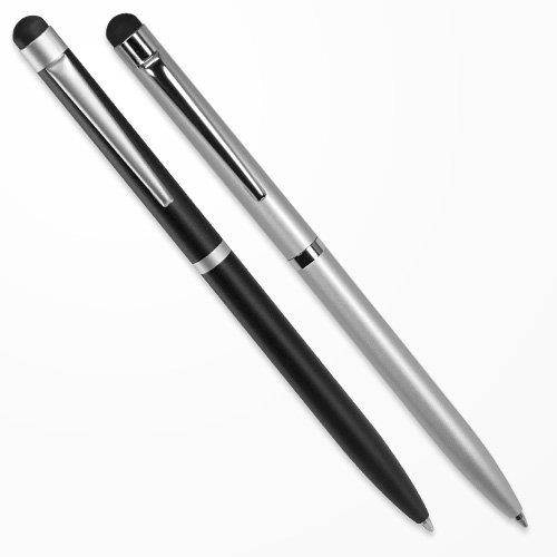 iPod touch 3G Stylus Pen, BoxWave [Meritus Capacitive Styra] Capacitive Stylus with Ballpoint Pen for Apple iPod touch 3G - Jet Black