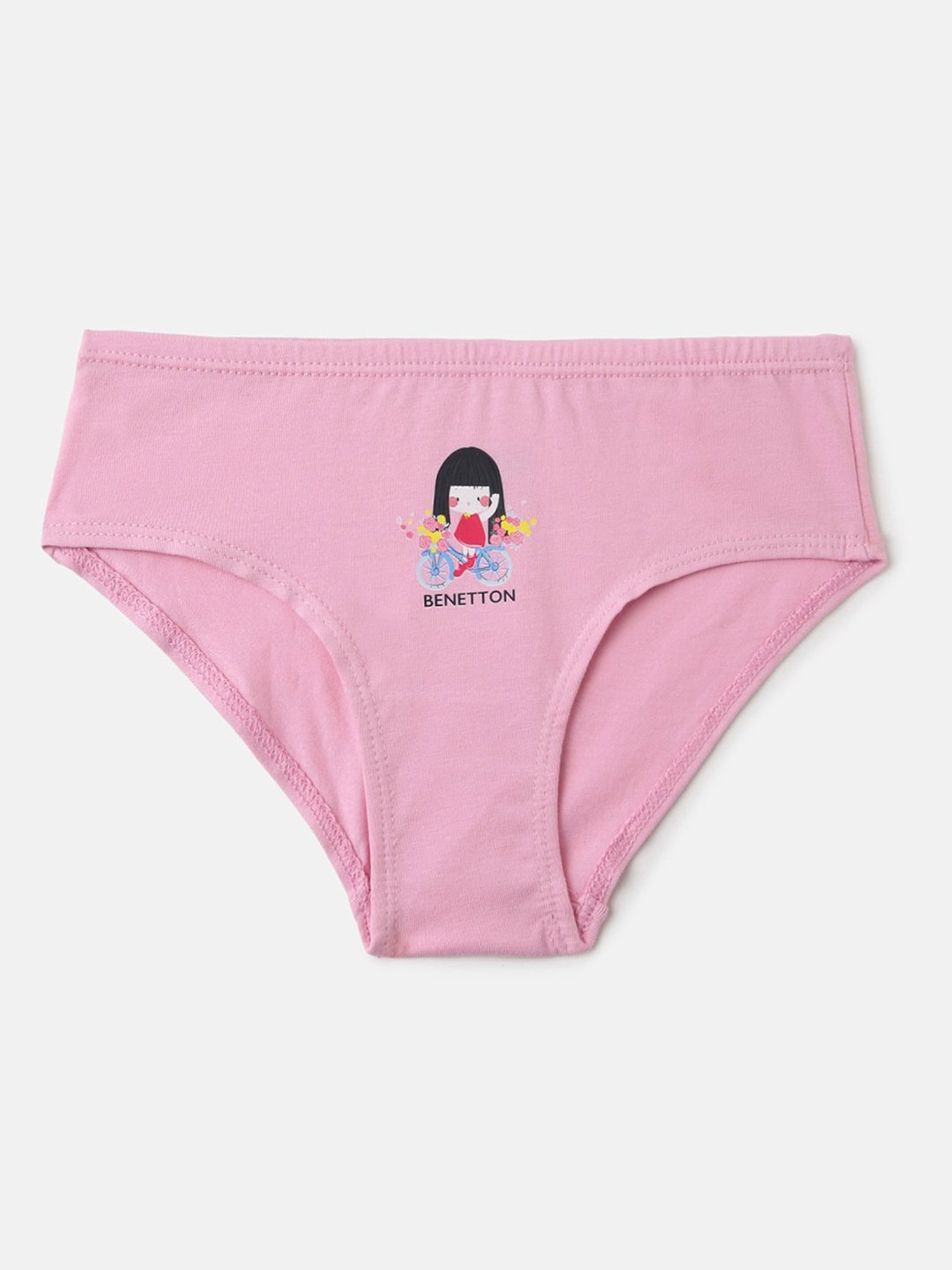 D'chica Kids Multicolor Cotton Printed Panties - Pack of 6