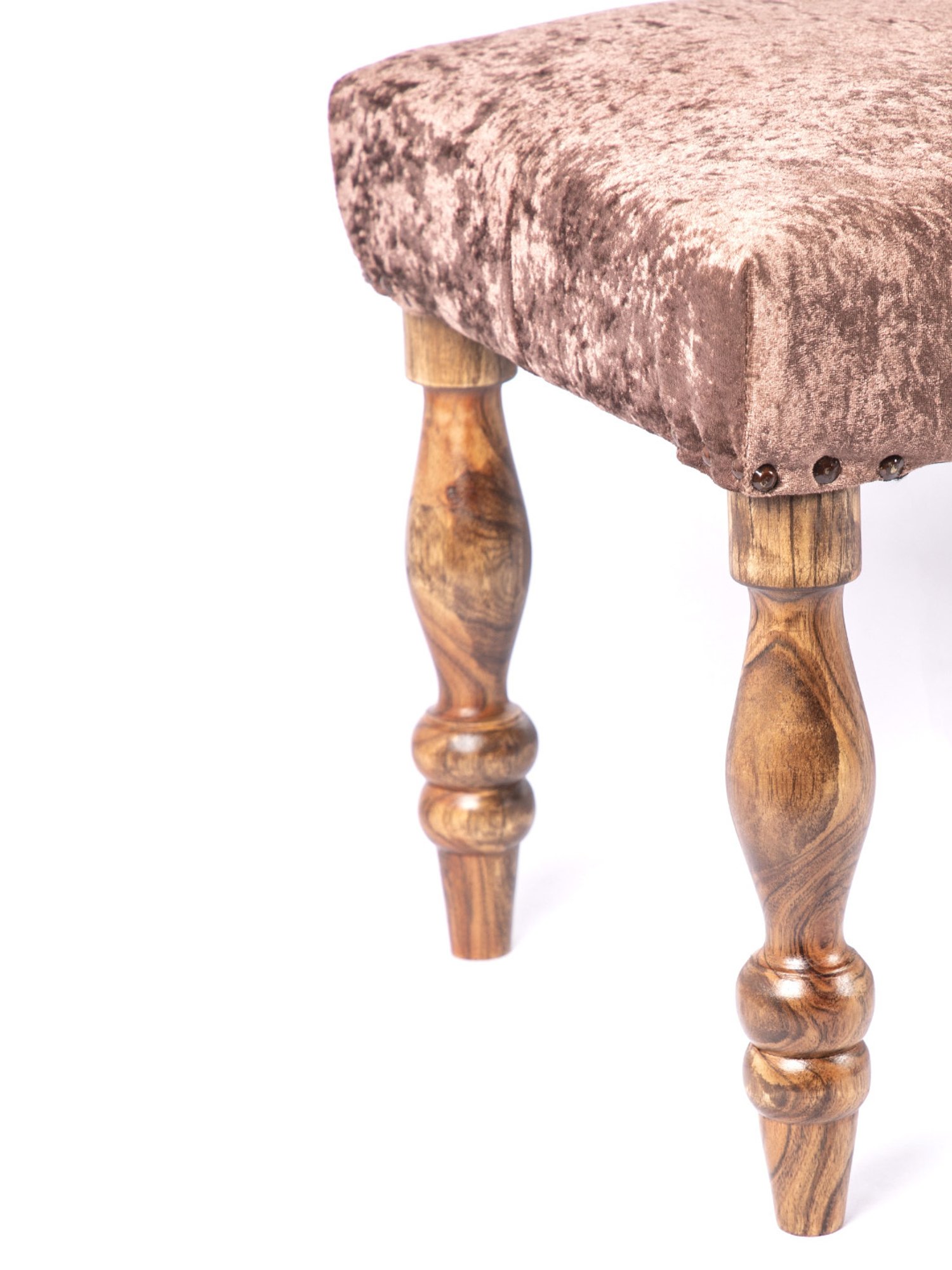 Ikiriya Cairo Solid Brown Wood 2 Seater Bench