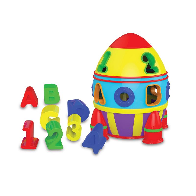 The Learning Journey Early Learning Rocket Shape Sorter
