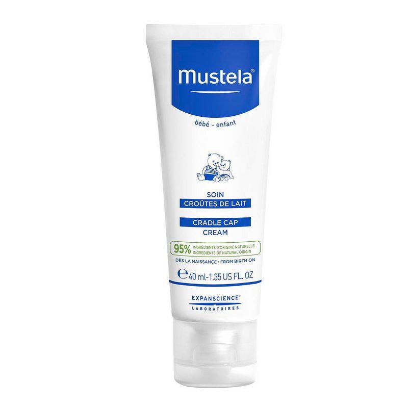 Mustela Fragrance Free Baby Cradle Cap Cream - 1.35 fl oz