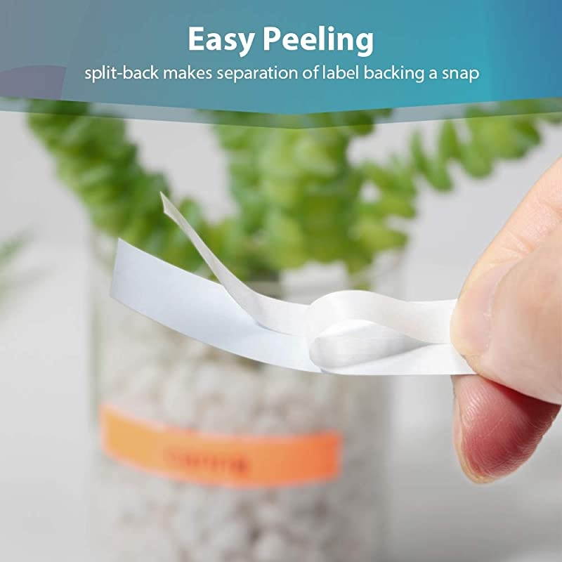 Compatible Label Tape Replacement for Brother Label Maker Tape TZe-251 TZe-151 TZe-451 TZe-651 24mm TZe Tape for P-Touch PT-D600 PT-P700 PTP750W PT2730 ( Clear, White, Yellow, Red, 4-Pack )