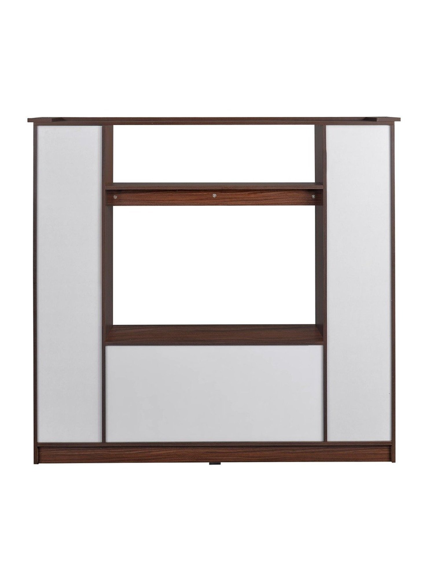 Nilkamal Cora White Engineered Wood TV Entertainment Unit with 2 Shelves