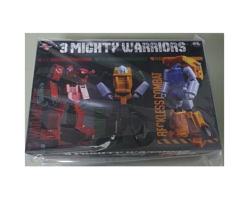 Mighty Warriors Set of 3 Figures | Final Victory Action figure accessories