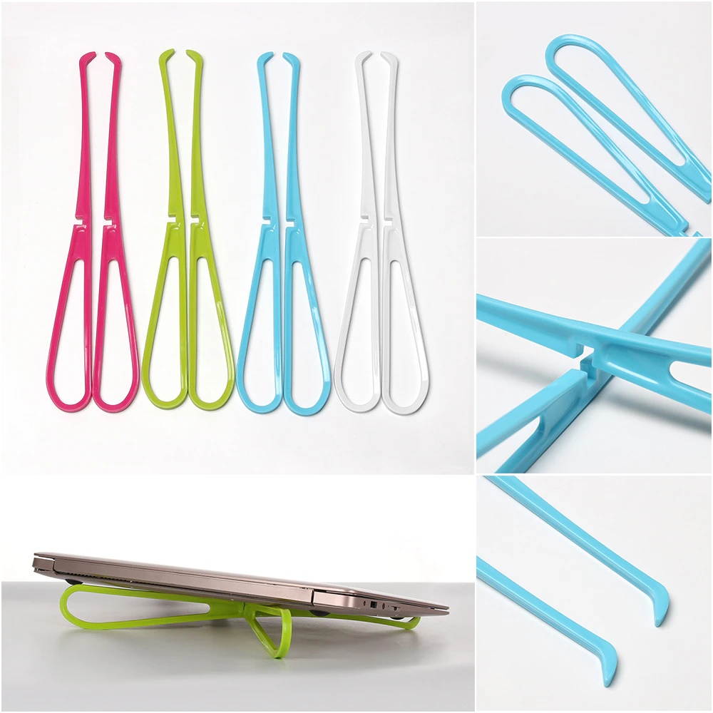 1pc Folding Simple Notebook Non slip Heat Dissipation Bracket X type Cooling Laptop Rack PC Stand Holder Dissipate Heat Rack