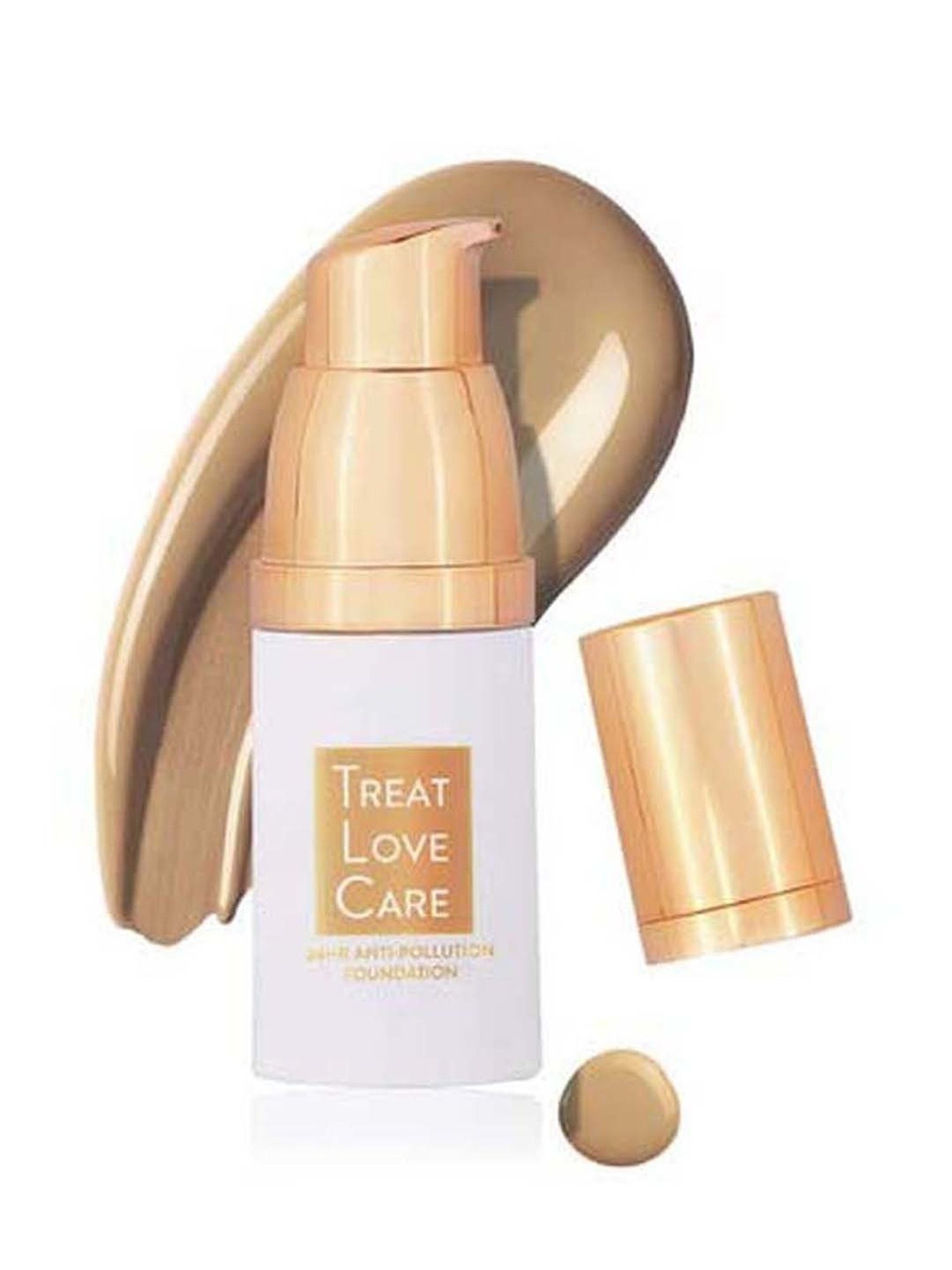 MyGlamm Treat Love Care 24 Hrs Anti Pollution Foundation Pure - 14 ml