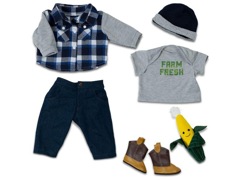 Paradise Galleries Reborn Toddler Doll - Farm Fresh Boy, 21 inches, New SoftTouch Vinyl, Weighted Body, 7-Piece Reborn Doll Set