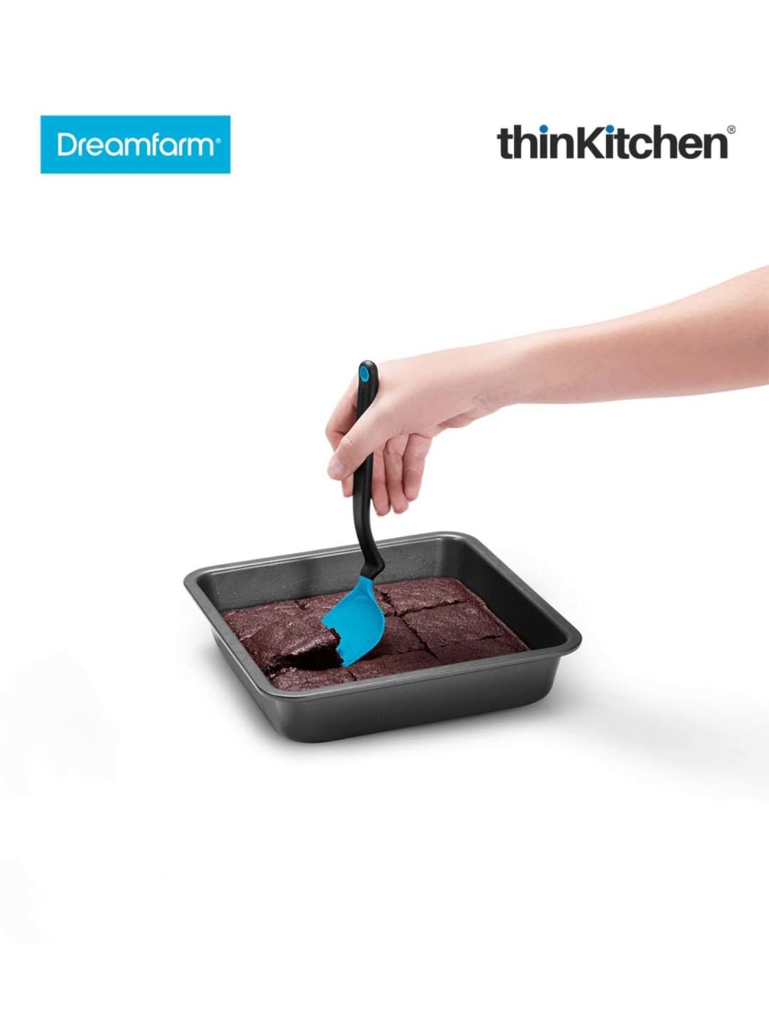 Dreamfarm Blue Nylon Mini Chopula Super Flexible Chopping Sit Up Spatula