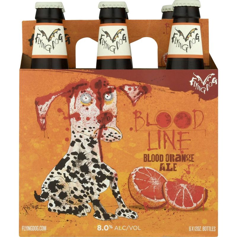 Flying Dog Bloodline Blood Orange Ale Beer - 6pk/12 fl oz Bottles