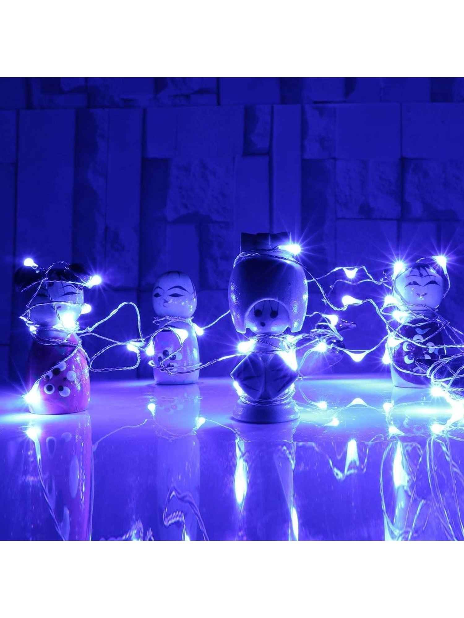 XERGY 10 Meter 100 LED's Fairy Decoration Stary String- 2 M USB Powered (Blue)