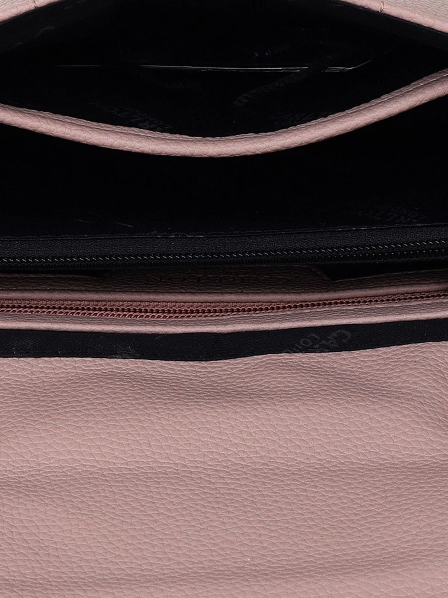 Carlton London Pink Quilted Medium Sling Handbag