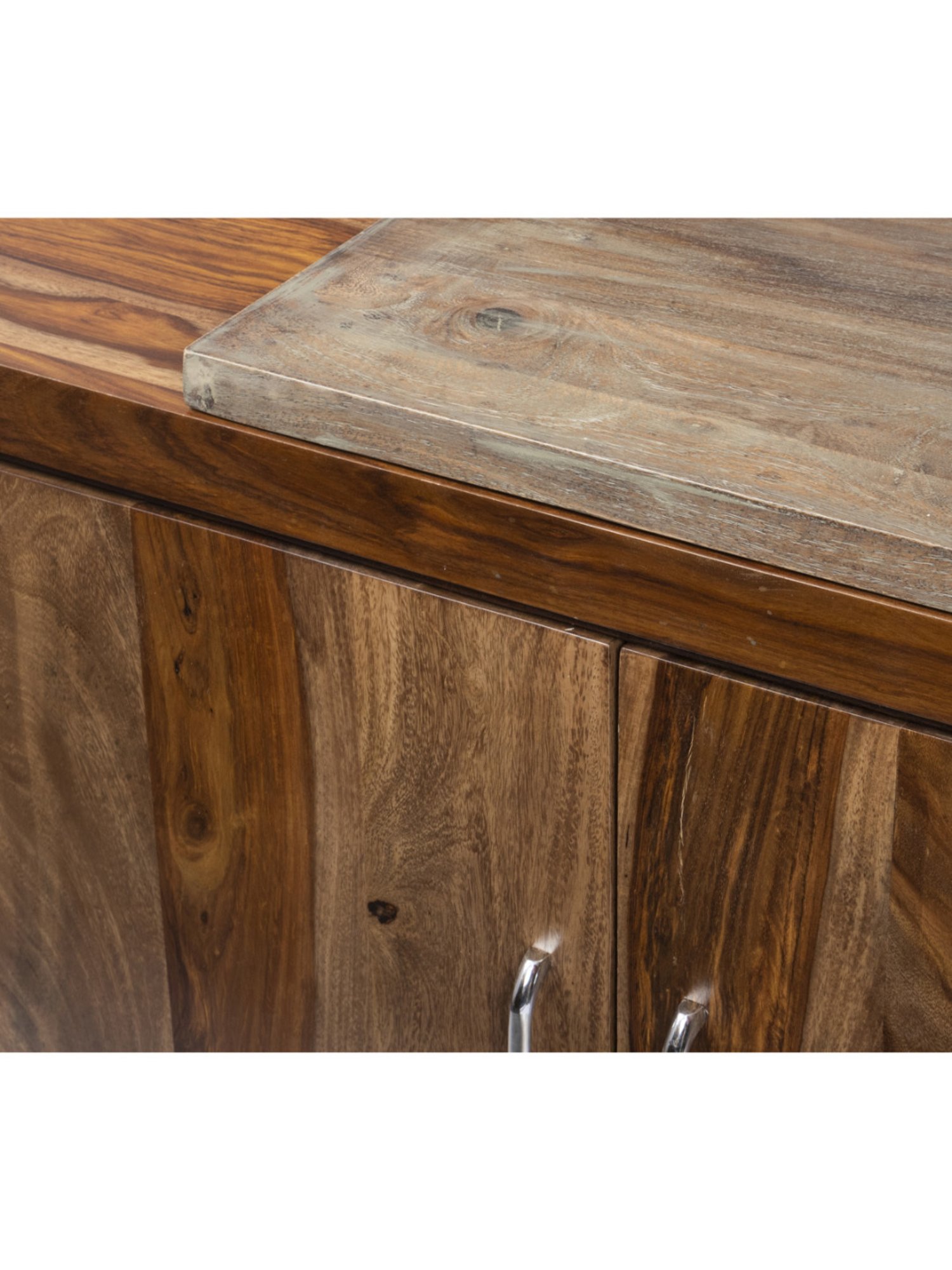 Artisans Rose Vote Hand-painted Multicolor Iron Ballot Box