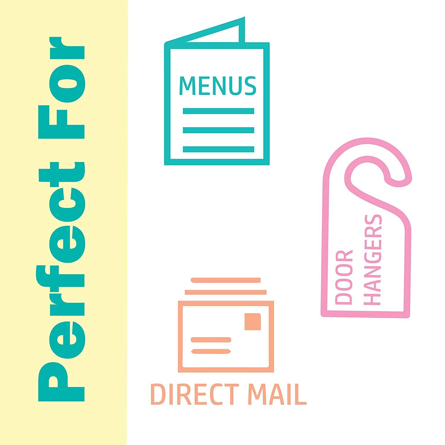 Springhill Colored Paper, Cardstock Paper, Canary Paper, 67lb, 147 gsm, Ledger, 11 x 17, 1 Ream / 250 Sheets - Vellum Card Stock, Thick Paper