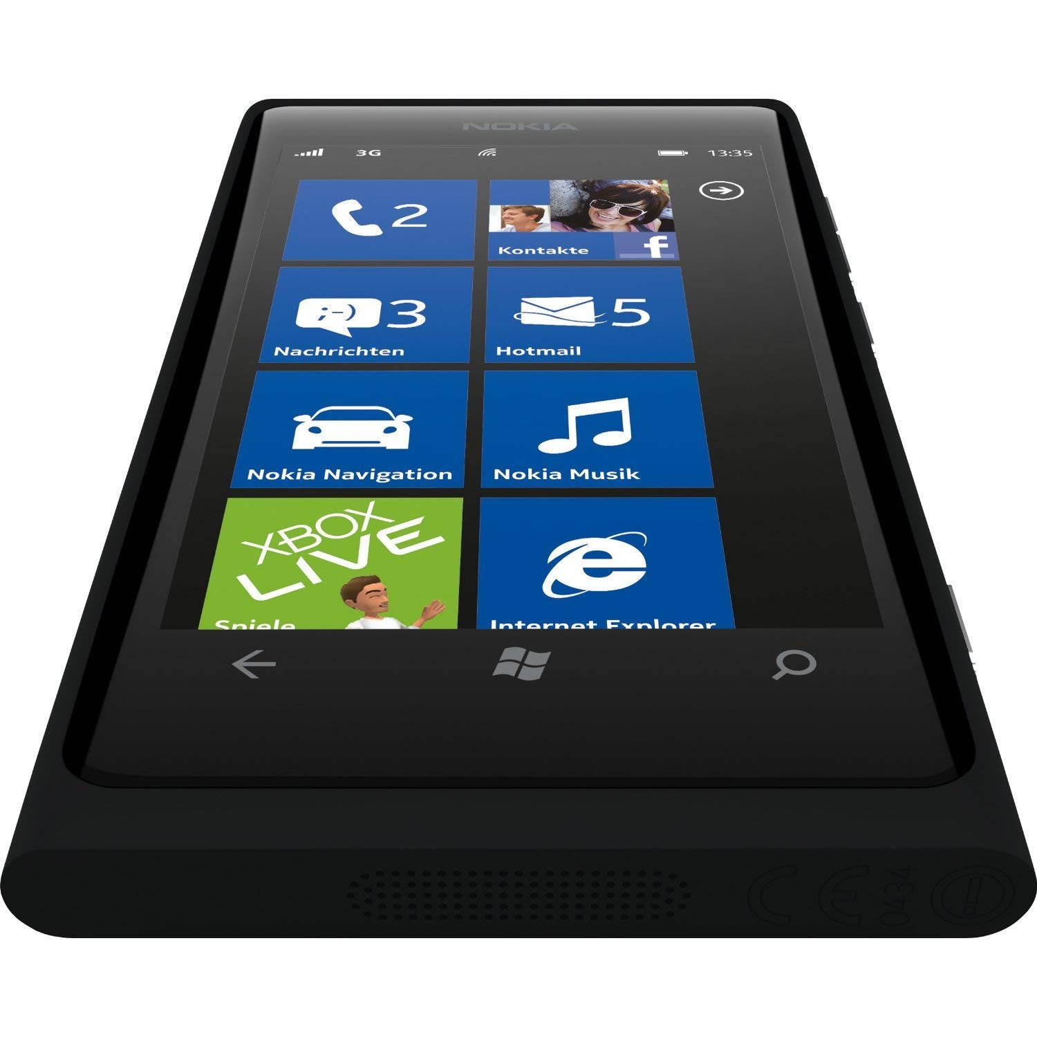 Nokia Lumia 800 16GB (No CDMA, GSM only) Factory Unlocked 3G Smartphone - Blue/Cyan