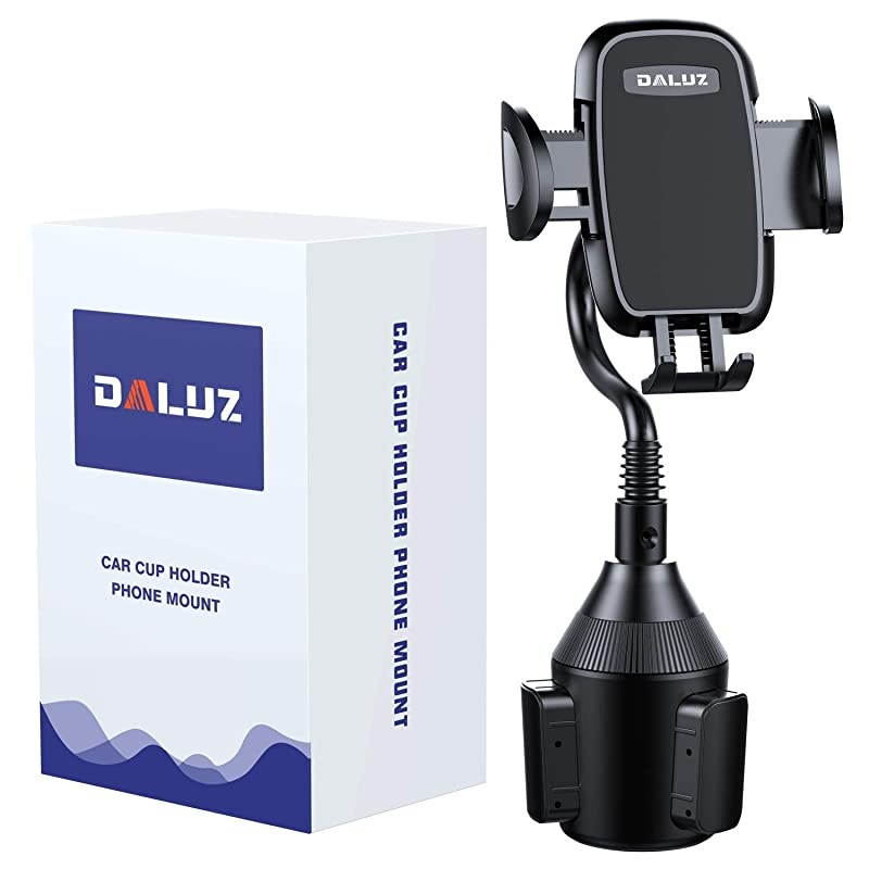 Cup Holder Phone Mount for Car Universal Adjustable Base Gooseneck Cup Phone Holder for iPhone 12/11 Pro Max/Xs/Max/X/XR ,Samsung Note 10/9/ S21+/S20/ S10/ S9/ S9+ by