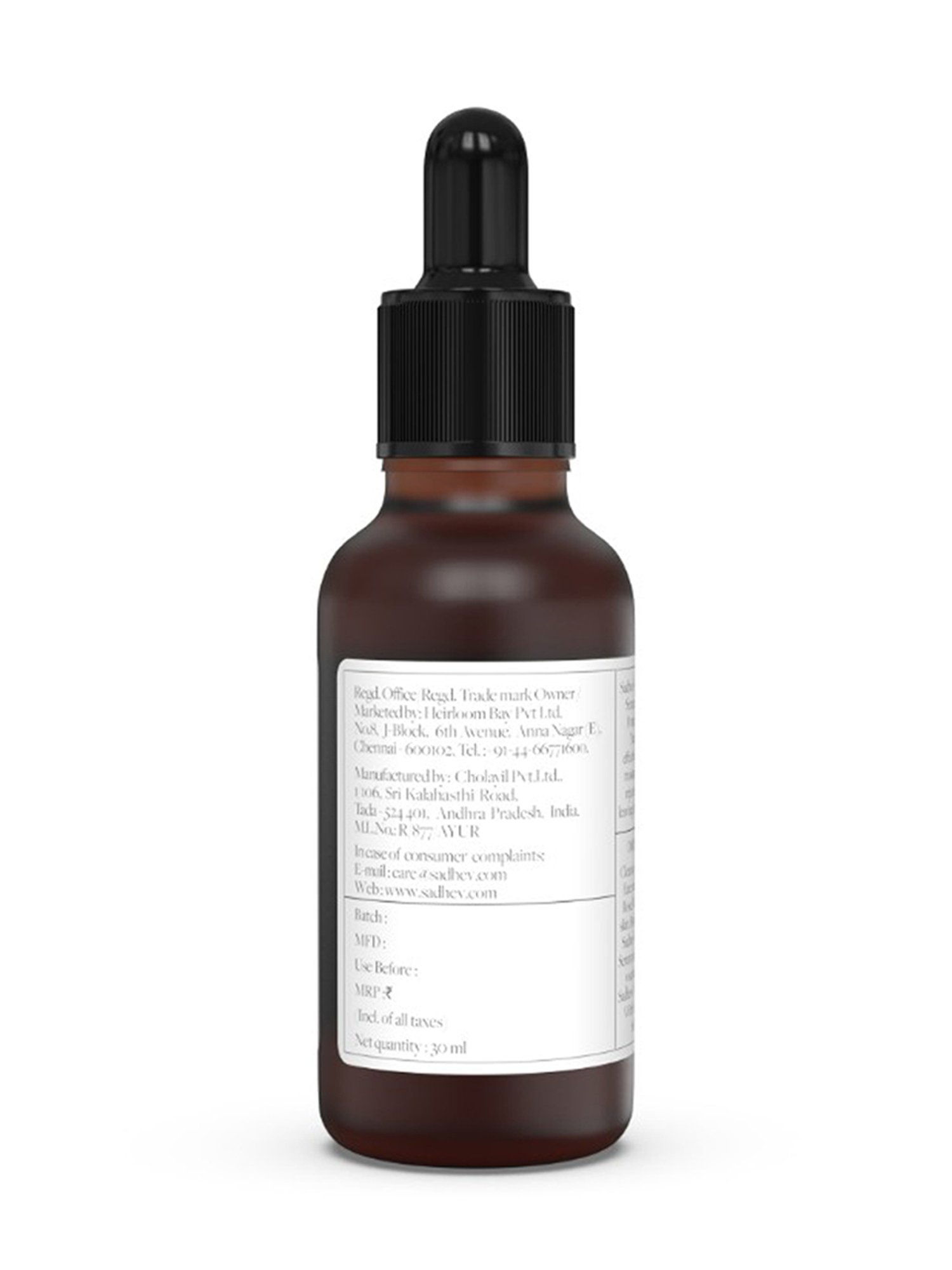 SADHEV The Art Of Ayurveda Ayurvedic Vitamin C Serum - 30 ml