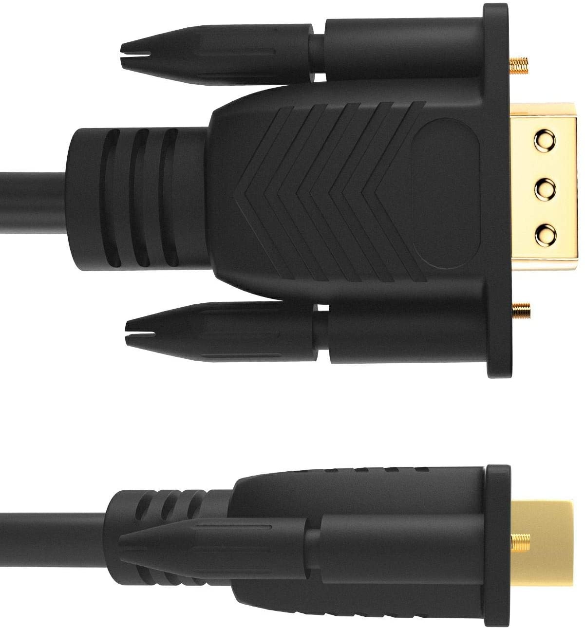 TESmart VGA Cable 5FT HD15 Male to Male Connector SVGA Wire 1080P High Resolution Cable for PC Computer Monitor with Ferrites Compatible with Any Display with 15-pin VGA Port