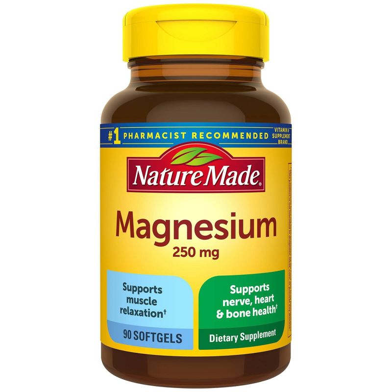 Nature Made Magnesium 250 mg Softgels - 90ct