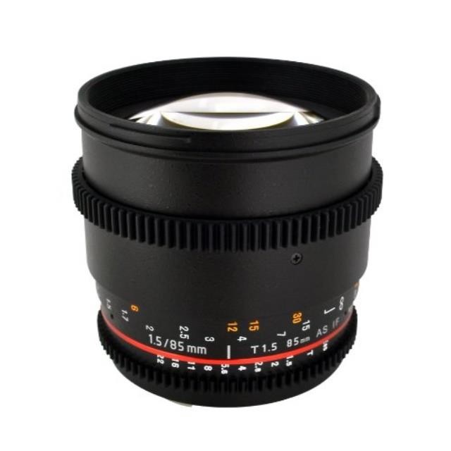 Rokinon 85mm T/1.5 Cine Aspherical Lens for Micro Four Thirds System #CV85M-MFT