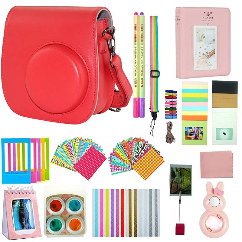17 in 1 Mini 9 Accessories Compatible for Fujifilm Instax Mini 9 Instant Film Camera