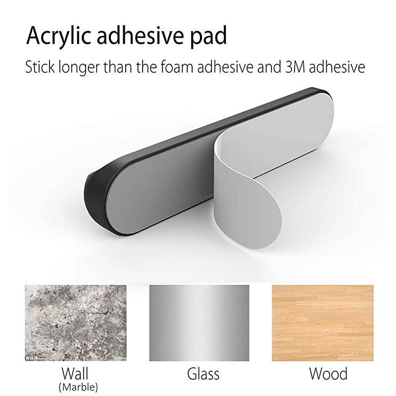 2 Pack Cable Clip  Cord Organizer Cable Management 6mm Wire Holder System Rubber Adhesive Cord Hooks fit Home Office Cubicle Car Desk Accessories 3 Black Gray