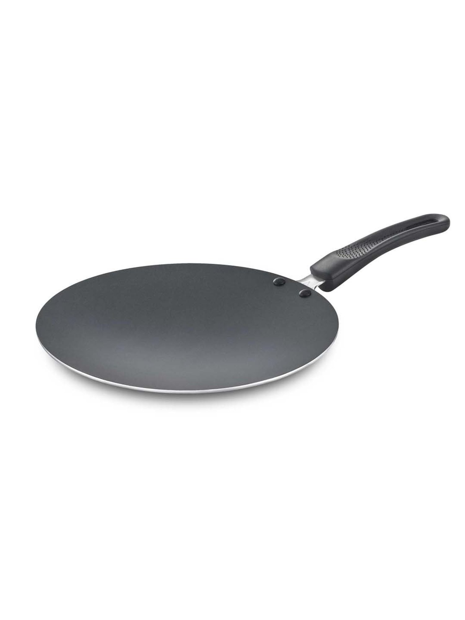 JUDGE Black Aluminium 25 cm Non-Stick Tawa - Set of 1