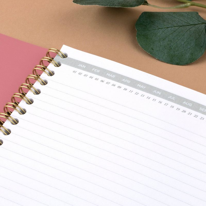 80 sheet 1 Subject Spiral Notebook Work Style Dark Pink 80pgs - Cambridge