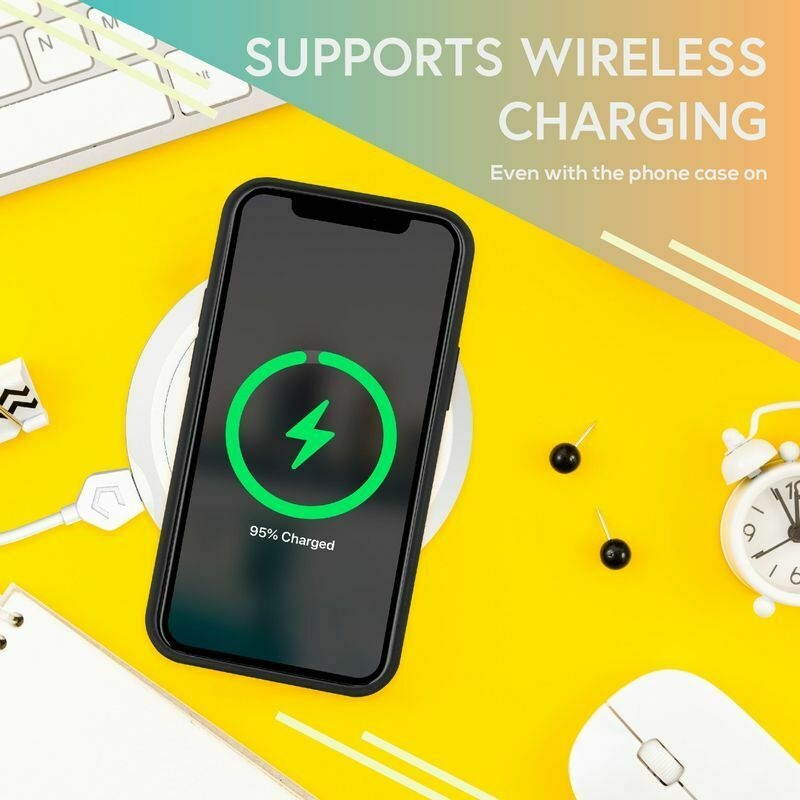 Liquid Silicone Case for iPhone 12 Mini 5.4" Soft Rubber Protective Cover, Black