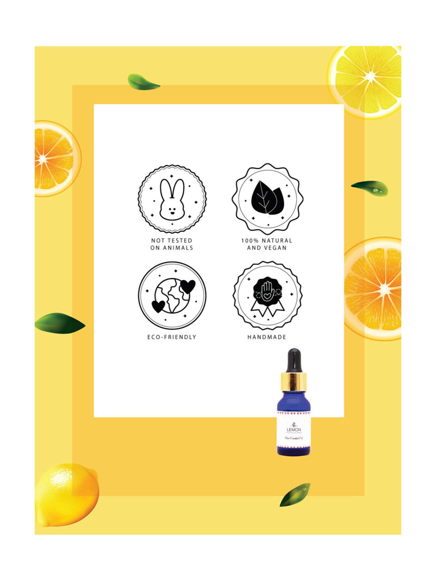 Holistic Healings By Shaveta Lemon Essential Oil - 15 ml