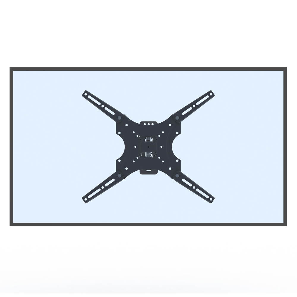 LEADZM 26-55" Adjustable Wall Mount Bracket Rotatable TV Stand with VESA 400x400 Holds up to 66lbs with Spirit Level