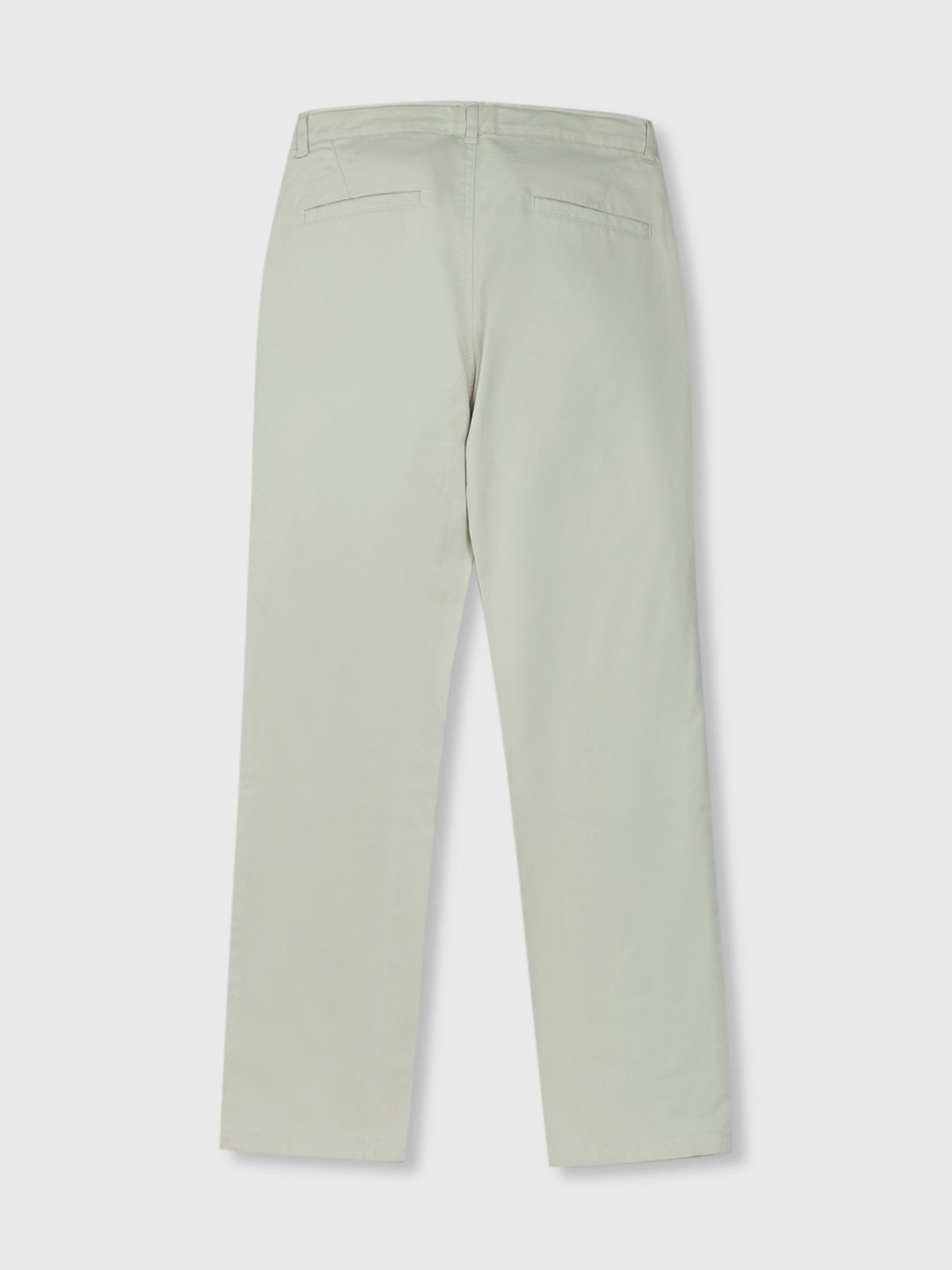 Palm Tree Boys White Cotton Regular Fit Trousers