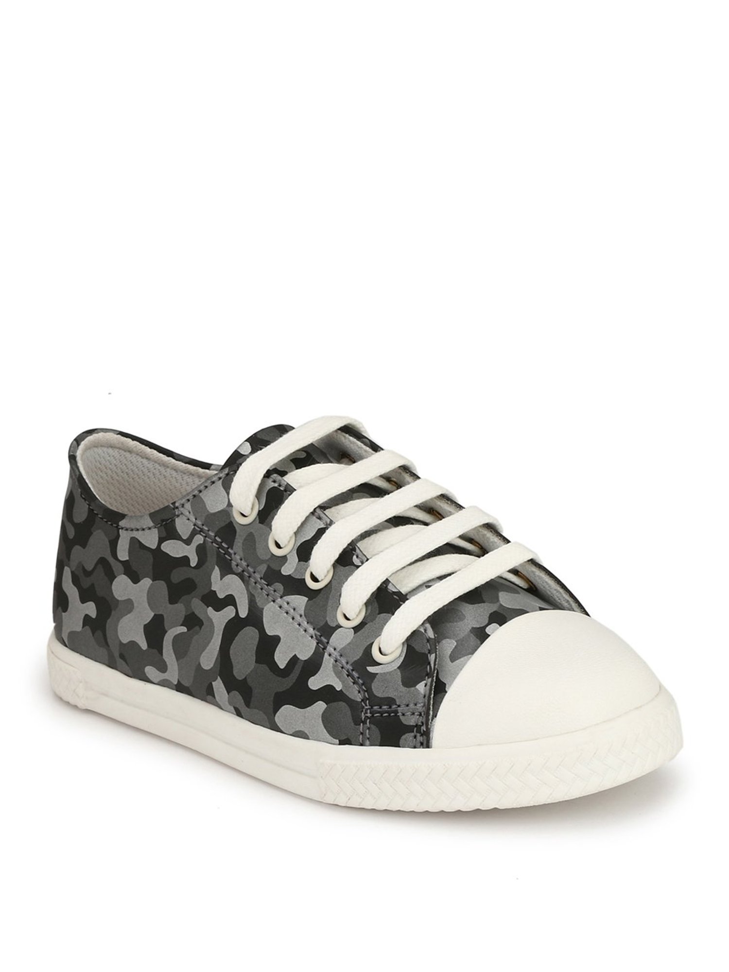 Tuskey Kids Grey Sneakers