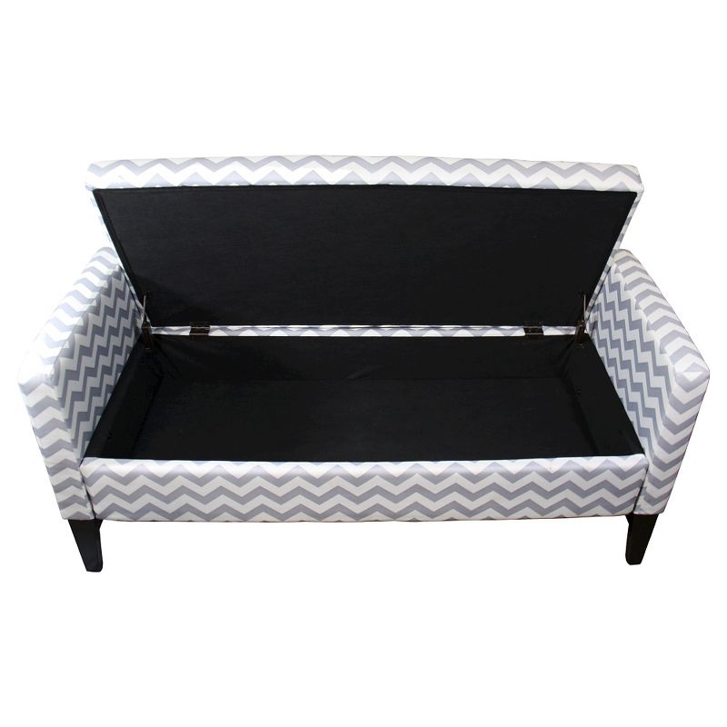 Storage Ottoman Gray - Ore International