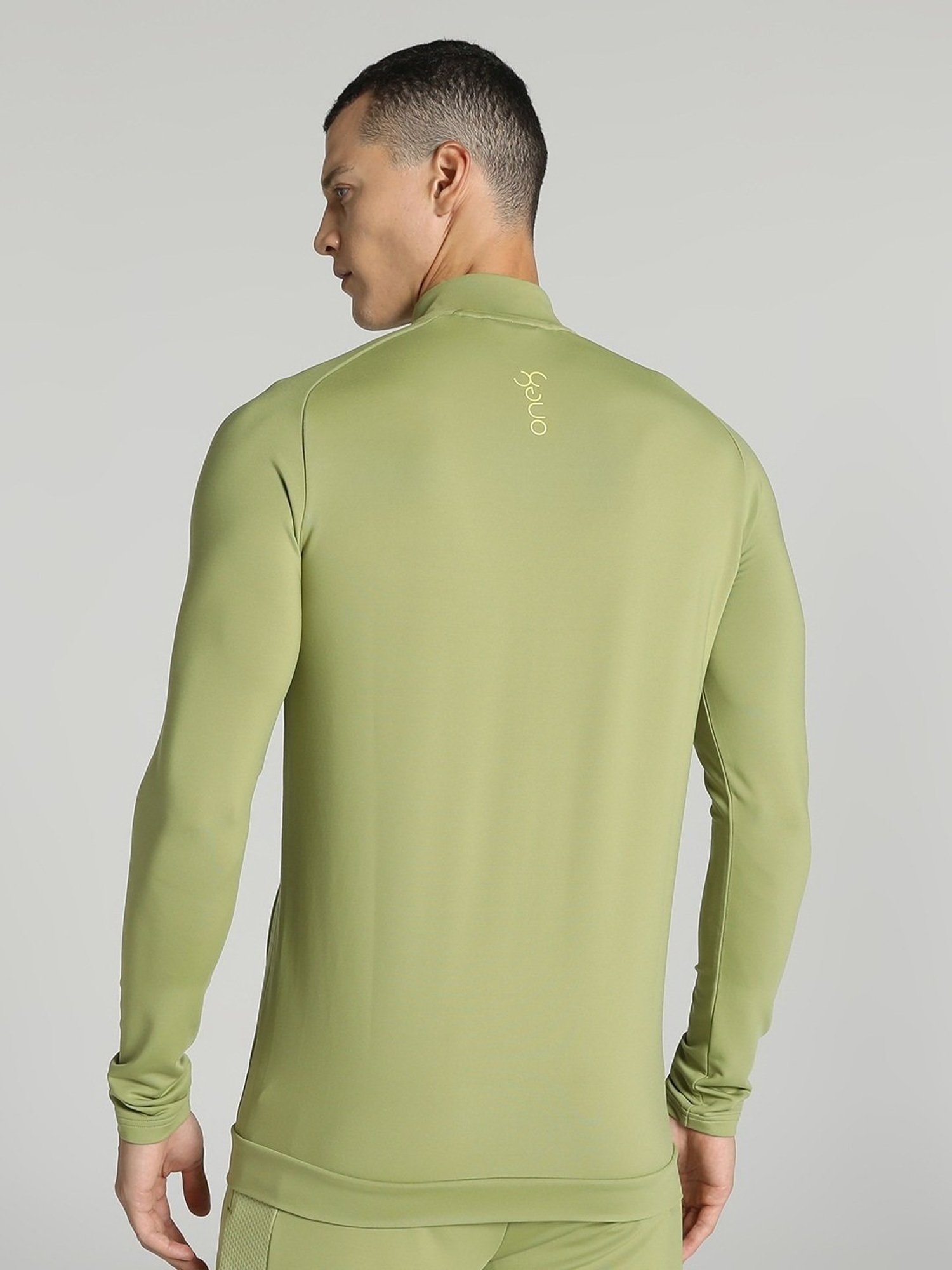 Puma Green Slim Fit Sports Jacket