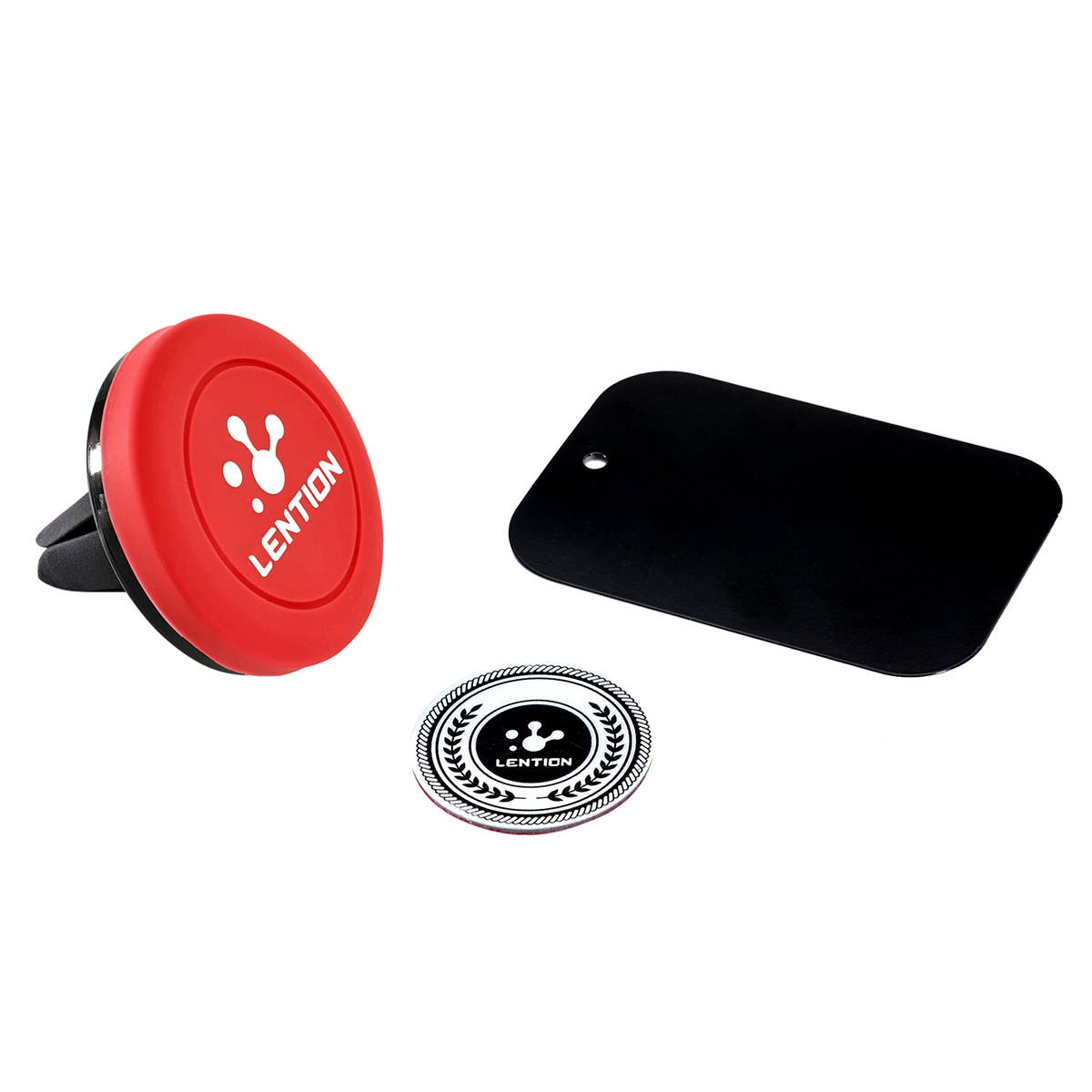 LENTION Air Vent Phone Support,Magnetic Mobile Stand 360&deg; Rotating Phone Holder Car Mount for iPhone, iPod, Smart Phone, PSP, GPS - Blue