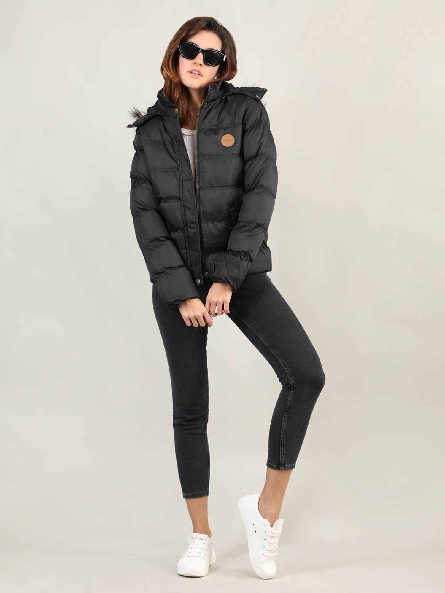Chkokko Black Quilted Jacket