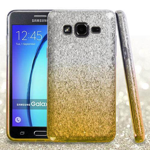 ASMYNA Gold Gradient Glitter Hybrid Case for G550 (On5)