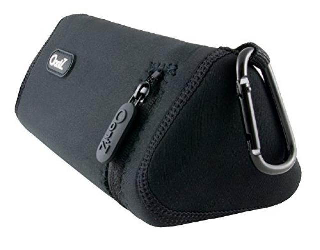 Cambridge SoundWorks Official Bluetooth Speaker Carry Case for the OontZ Angle 3 Plus and the OontZ Angle 3 ULTRA, Neoprene with Aluminum Carabiner, reinforced zipper [NOT FOR OontZ Angle 3]