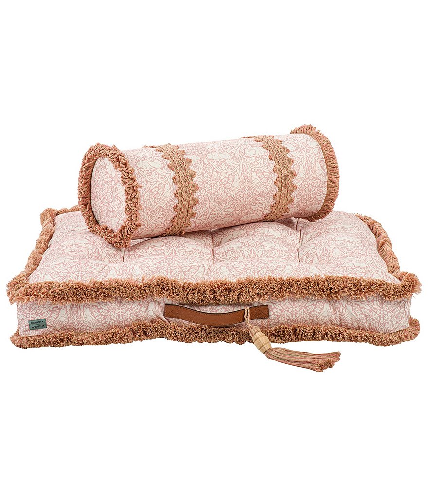 Edgehill Collection Hand-Woven Rattan Market Basket