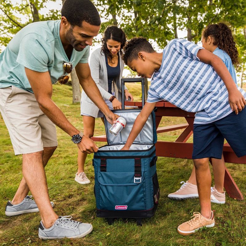 Coleman 32qt Soft Cooler with Wheels - Space Blue