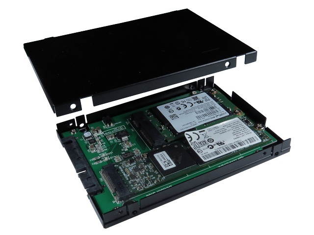 Innocard SATA III to M.2 & mSATA SSD Adapter with 2.5" Aluminum Housing