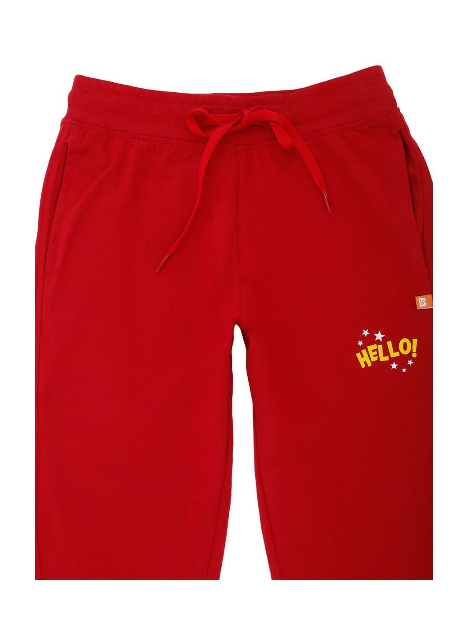 METTLE Girls Navy Solid Joggers