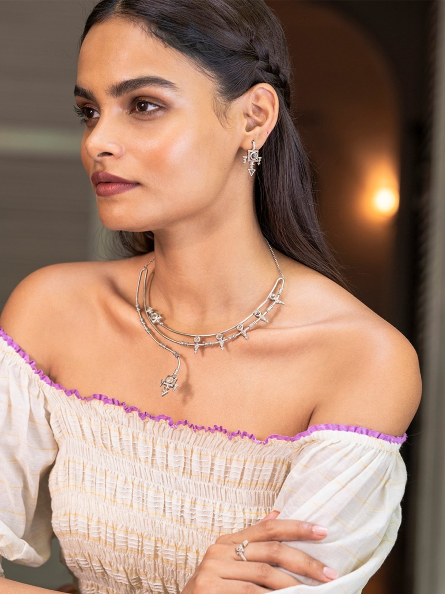 Shaya 92.5 Sterling Silver Scarlett O'Hara Earrings for Women